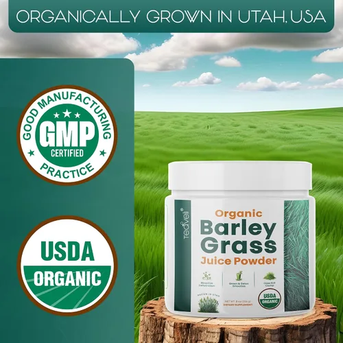 Vista 7 de Teaveli Paquete de cápsulas de Spirulina Chlorella y jugo de hierba de cebada en polvo