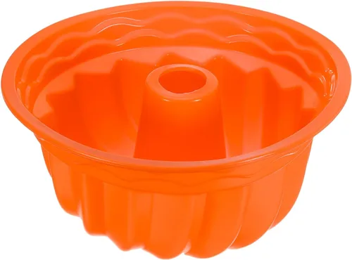 Vista 8 de uxcell Molde de silicona para tartas, sartén antiadherente de 9.5 pulgadas para pasteles estriados, chocolate, pastel de queso, pan, azul