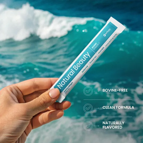 Vista 5 de EarthNutri - Polvo de colágeno marino Wild Caught - Suplemento para piel, cabello y uñas - Mejora la elasticidad y la hidratación de la piel