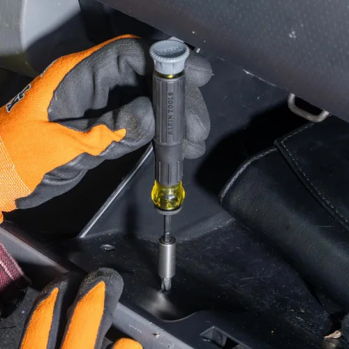 Vista 8 de Klein Tools 32787 Juego de destornilladores de precisión con micro-trinquete de 64 piezas con estuche modular, magnético, precisión, puntas estándar