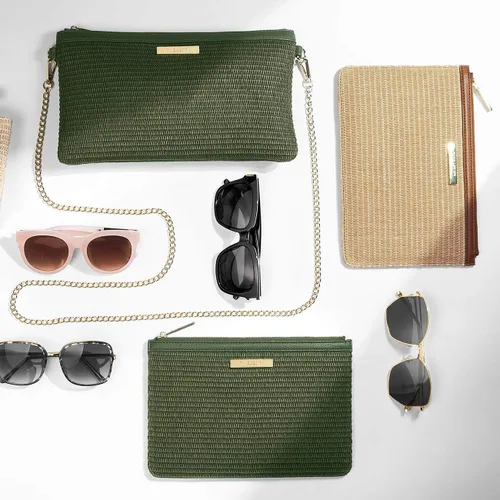 Vista 3 de KATIE LOXTON Freya - Bolso bandolera convertible de paja tejida para mujer