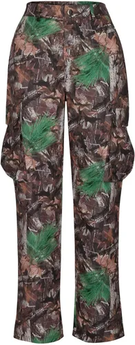 Vista 6 de Pantalones deportivos cargo para mujer, cintura elástica, con cordón, pantalones casuales de pierna ancha, pantalones holgados para mujer, Y2K