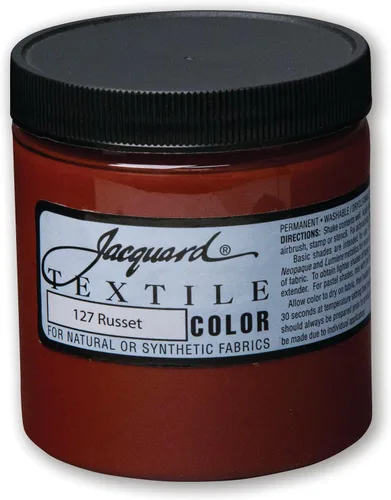 Vista 9 de Jacquard Pintura Textil 8 Oz Negro