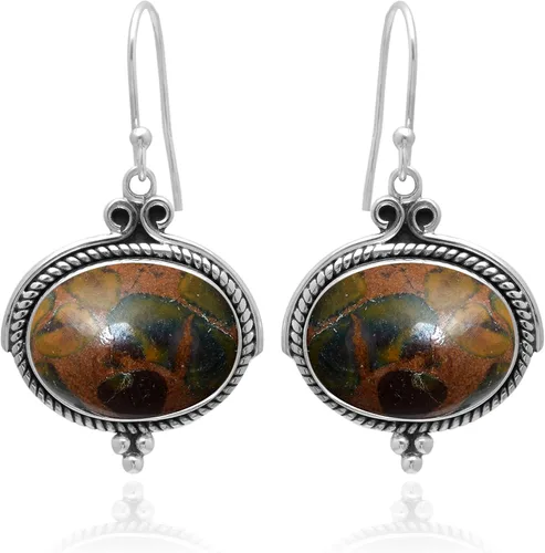 Vista 10 de Veracity Jewelry - Aretes de plata de ley con piedras preciosas para mujeres y niñas, regalo para su cumpleaños, aniversario, esposa, mamá, novia