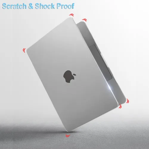 Vista 2 de Funda compatible con MacBook Pro de 13 pulgadas M2 2024, 2023, 2022-2016 A2338 M1 A2251 A2289 A2159 A1989 A1708 A1706, funda rígida de plástico