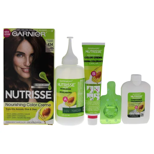 Vista 23 de Garnier Nutrisse Crema de color nutritiva, rubio natural claro [90] 1 ea (paquete de 2)