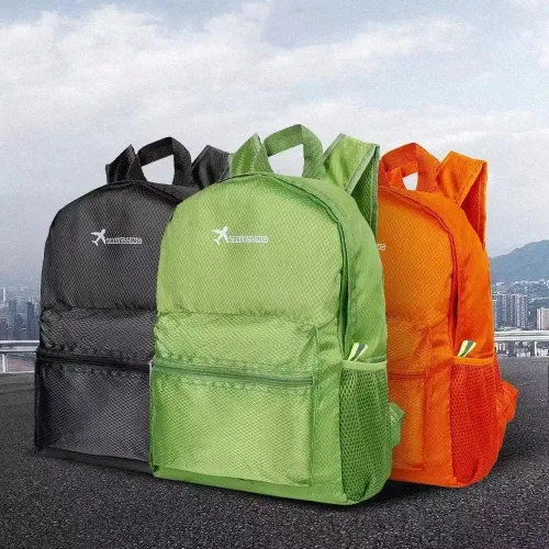 Vista 2 de Mochila de cuero genuino y lona encerada para viaje, mochila para portátil, Negro2, Mochilas de viaje