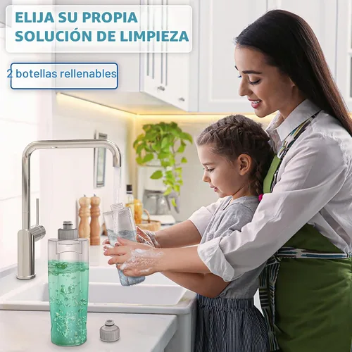 Vista 3 de Trapeadores húmedos en aerosol para limpieza de pisos: fregona de piso de Beige