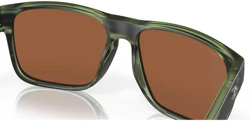 Vista 37 de Costa Man - Gafas de sol con montura negra mate, lentes de espejo verde, 2.323 in