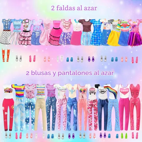 Vista 5 de Kit de diseño de moda de 75 piezas de ropa y accesorios para muñeca con armario de muñeca para muñeca de 11.5 pulgadas, incluye vestido de novia
