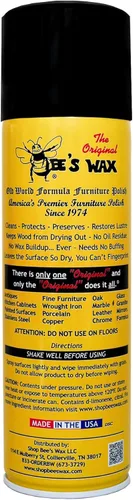 Vista 5 de The Original Bee's Wax Old World Formula - Esmalte para muebles, paquete de 2