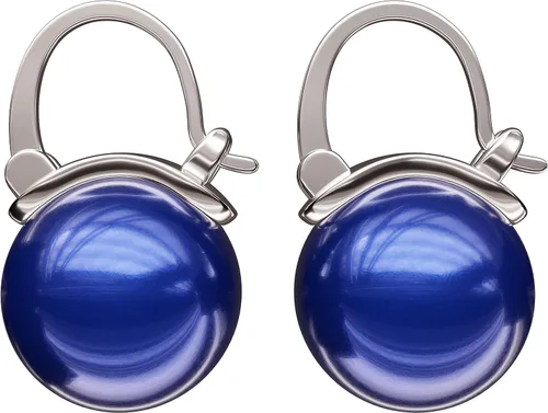 Vista 2 de Aretes tipo dormilona de perlas en tono dorado para mujer, ideales para novia, trabajo, fiesta, vestido, vacaciones