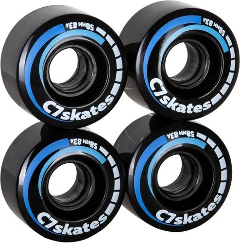 Vista 4 de C SEVEN C7skates Premium - Ruedas para patines (aguamarina)