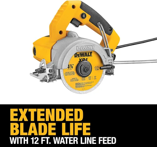 Vista 6 de DEWALT DWC860W – Sierra de mampostería para trabajos en mojado/seco, 4-3/8 pulgadas