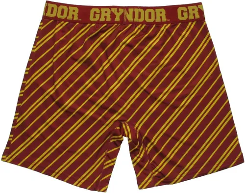 Vista 2 de Harry Potter Gryffindor House Boxer calzoncillos con estampado de rayas