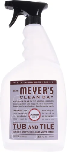 Vista 5 de MRS. MEYER'S CLEAN DAY Limpiador de tinas y azulejos, lavanda, 33 onzas líquidas