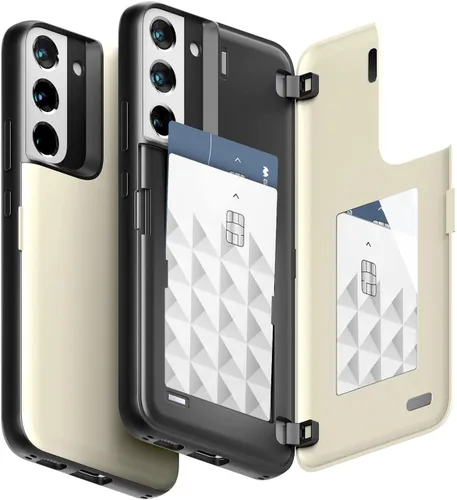 Vista 69 de GOOSPERY Funda tipo cartera para Samsung Galaxy S22 Ultra, [tarjetero] parachoques magnético de puerta con cierre automático, cubierta protectora