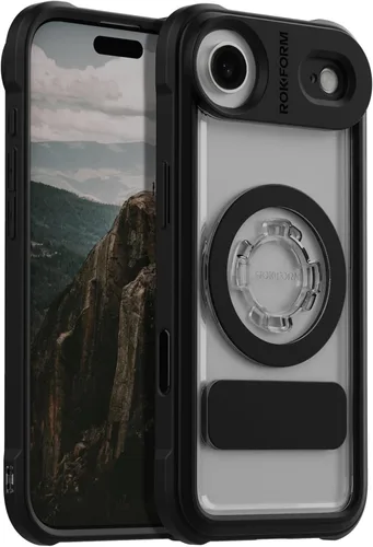 Vista 11 de Rokform Funda rígida compatible con iPhone 17, cubierta magnética (Negro)