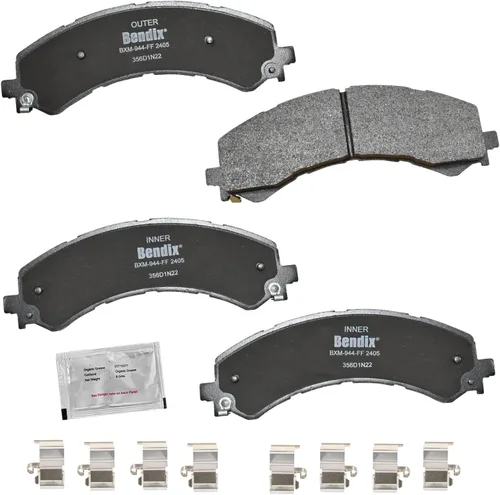 Vista 136 de Bendix Priority1 CFC154 - Juego de pastillas de freno de disco para Avanti II, Century, LeSabre, Regal, Riviera, chasis comercial, DeVille