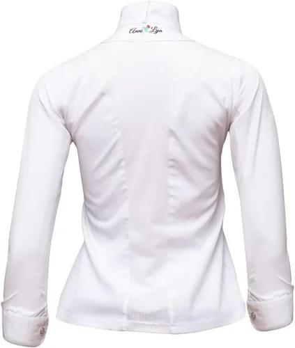 Vista 4 de Anni Lyn Sportswear Camisa Ventilated Show Niña - Manga Larga