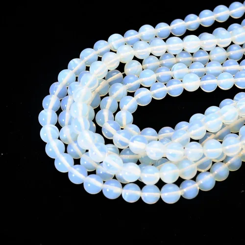 Vista 43 de 6mm Cuentas Redondas de Granate para Hacer Joyería DIY, Poder Curativo de Cristal, Piedras Preciosas Sueltas para Hacer Pulseras y Collares, Hilo