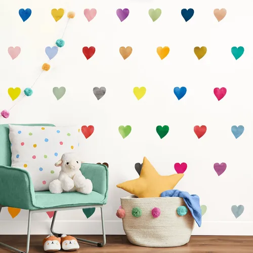 Vista 10 de 208Pcs Pegatinas de Pared de Flores Boho, Calcomanías de Pared de Flores Rosas, Autoadhesivas, Flores Silvestres de Acuarela Neutrales Extraíbles