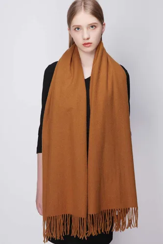 Vista 22 de RIIQIICHY Bufanda 100% de lana, chales y envolturas de pashmina para mujer, cachemira cálida para invierno, bufandas suaves más gruesas