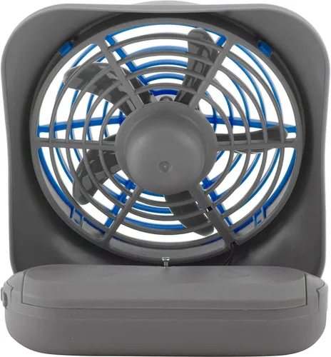 Vista 4 de O2COOL - Circulador de aire para escritorio de 5 pulgadas, portátil, con batería FA