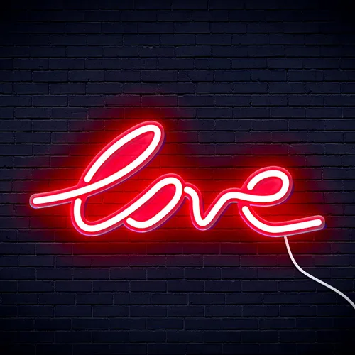 Vista 9 de AdvPro Señal de neón LED de silicona Love Flex - Azul - st16s42-fnu0202-b