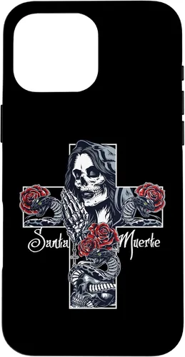 Vista 19 de Funda con diseño de calavera de Santa Muerte para iPhone 17