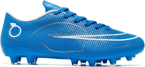 Vista 5 de breooes Zapatos deportivos de fútbol para niños grandes y grandes, zapatos de fútbol de suelo firme, tenis de entrenamiento profesionales bajos