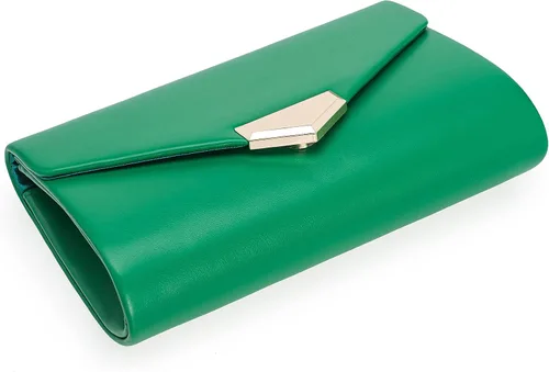 Vista 5 de CHARMING TAILOR Bolso de embrague de PU para mujer, bolso de mano elegante para ocasiones especiales