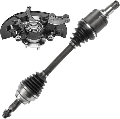 Vista 97 de Detroit Axle - 2 ejes CV delanteros para Chevy Silverado 1500 2007-2018, GMC Sierra Suburban Yukon XL 1500 Avalanche Cheyenne Cadillac Escalade ESV