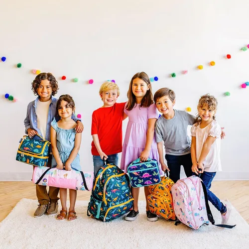 Vista 7 de Wildkin Mochila infantil de 12 pulgadas, acolchada, ajustable, ideal para guardería y viajes, caballos salvajes