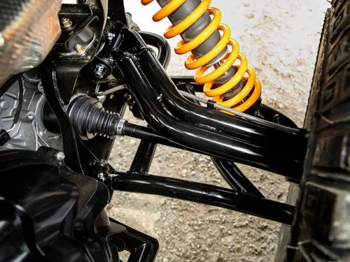 Vista 5 de SuperATV Atlas Pro - Brazos A de desplazamiento trasero de 1.5 pulgadas para Can-Am Commander XT/XT-P/MAX XT 2021+ Compatible con neumáticos de 31