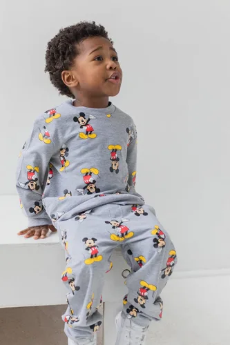 Vista 2 de Disney Mickey Mouse - Camiseta para bebé y pantalones de vellón para niños pequeños