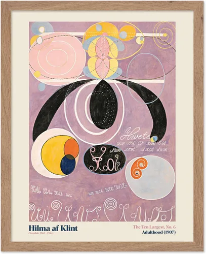 Vista 44 de Poster Master Póster de ilustración vintage, impresión retro moderna, los diez más grandes n.º 1, infancia, flor, abstracto, regalo para artista