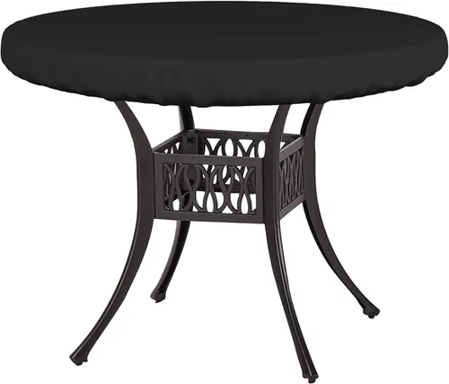 Vista 8 de Covers & All Cubierta para Mesa Redonda, 12 Oz Impermeable Resistente a UV y Clima, Cubierta de Mesa de Exterior para Muebles de Patio al Aire Libre