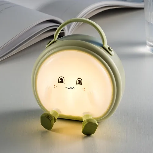 Vista 8 de Luz nocturna para niños, lámpara de mesa y mesita de noche inalámbrica táctil portátil para guardería, lactancia materna, dormitorio, 3 niveles