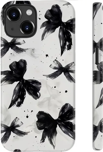 Vista 41 de Funda para iPhone 12 Mini, compatible con carga inalámbrica, protección de doble capa con elegante diseño de flores silvestres, silicona suave +