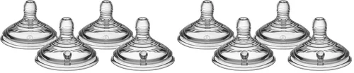 Vista 9 de Tommee Tippee Natural Start - Tetinas para biberón, alimentación más gruesa, 19.7 ft+, paquete de 4 pezones de biberón de silicona suave para un