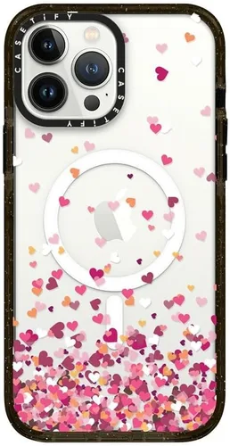 Vista 232 de CASETiFY Funda Impact para iPhone 13 [Protección contra caídas de grado militar 4X de 8.2 pies/Compatible con Magsafe] - #1 Mom - Transparente