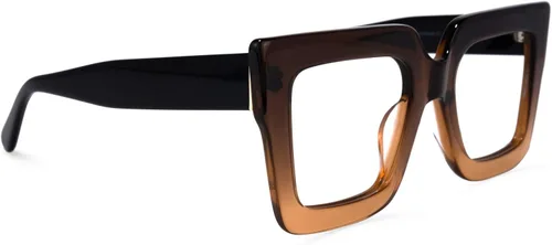 Vista 7 de Zeelool Elegantes gafas cuadradas de gran tamaño con bloqueo de luz azul para mujer, 100% protección UV400, Brandon VFP0306