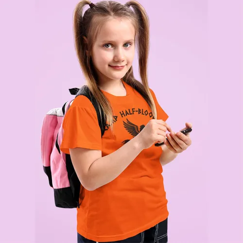 Vista 4 de shop4ever Camiseta Camp Half Blood para jóvenes de Semigod para niños