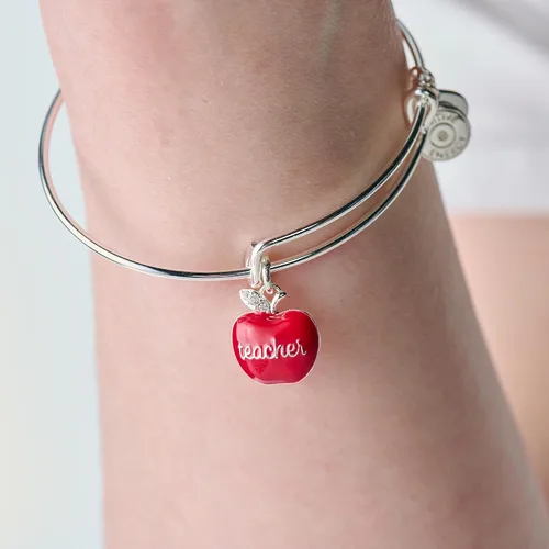 Vista 2 de Alex and Ani Pulsera de agradecimiento al profesor