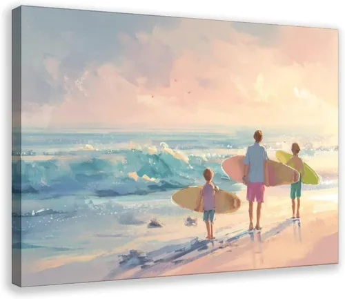 Vista 25 de JDBeehpy 1pcs Frame Flower Bicycle Oil Painting Creative Wall Art American Creative Modern Poster Bathroom Gallery Apartment Home Decoration