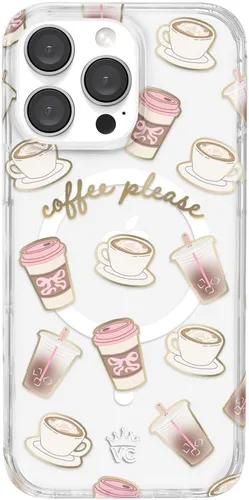 Vista 133 de VELVET CAVIAR Funda compatible con MagSafe para iPhone 15, probada en caídas de 10 pies, estampado de leopardo y amatista morada