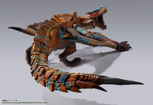 Vista 4 de TAMASHII NATIONS - Monster Hunter Rise - Tigrex, Figura de acción Bandai Spirits S.H.MonsterArts