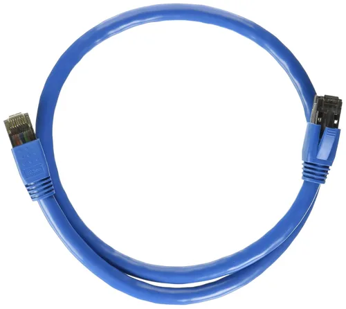 Vista 4 de Cable de red LAN de Internet RJ45 Cat8 RJ45 de 0.5 pies, interior/exterior, 24 AWG – Último 40Gbps 2000Mhz, resistente a la intemperie S/FTP