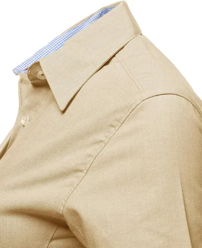 Vista 5 de A2Y Camisa básica duradera de manga corta con botones para mujer
